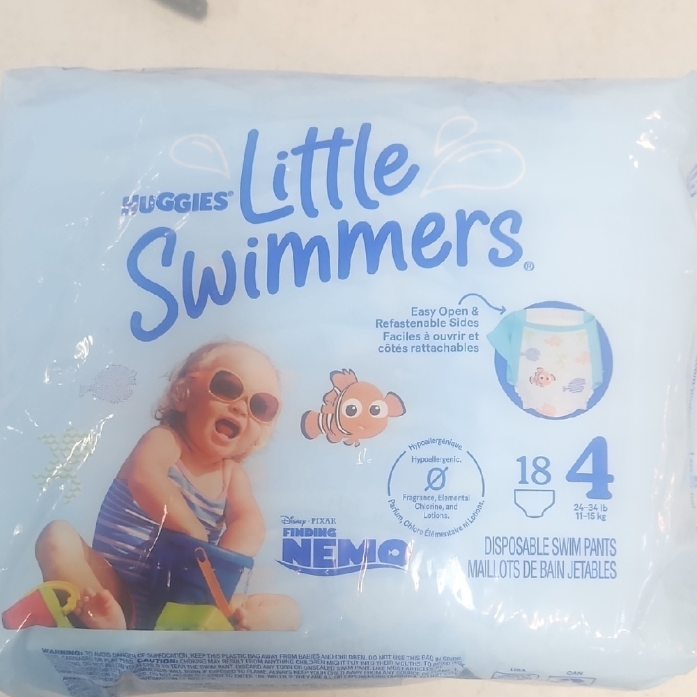 🏊‍♀️🏊‍♀️ 3 Packs Huggies Little Swimmers Disposable Swim Pants